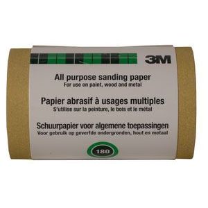 3m SandBlaster 025180UK Fine P180 115mm x 2.5m Tussen Jassen Schuurpapier Roll
