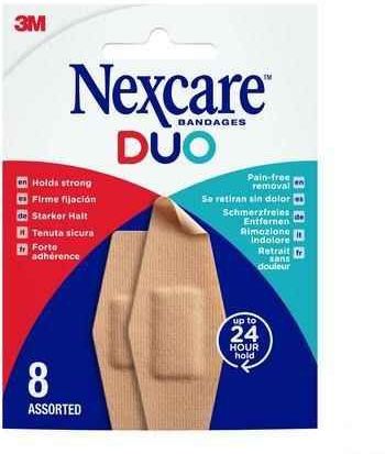 Nexcare™ DUO - Pleisters - Wit - Flexibele Strips