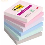 Post-it Haftnotiz Super Sticky Notes Soulful Collection 76x76mm 90 Bla