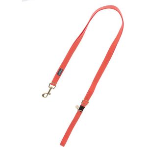 Nomad Tales Bloom Halsband, coral - Bijpassende riem: 200 cm lang, 20 mm breed