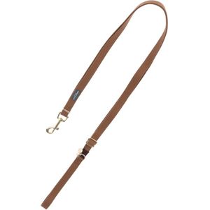 HUNTER PORTO Verstellbare Hundeführleine, Leder, nachhaltig, 2,0 x 200