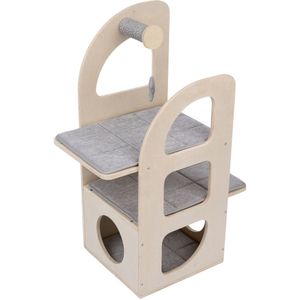 FEANDREA krabpaal, krabpaal, plafond hoog, 2,4-2,6 m, rookgrijs PCT110G01