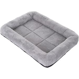 Antislip Hondenmand maat L: L90 x B56 x H10 cm Grijs