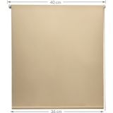 Sol Royal T42 – Thermisch rolgordijn verduisterend 40x160 cm creme – Zonder boren