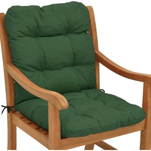 Beautissu Flair NL – Tuinkussen Lage Rug Groen – 100x50 cm – Zitkussen Matraskussen voor Tuin Meubelen