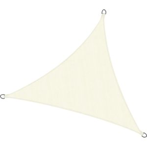 Sol Royal SolVision PS9 – Schaduwdoek Driehoek 3,6 x 3,6 x 3,6m Creme – Waterafstotend – UV Bescherming
