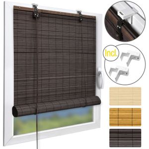 Sol Royal Rolgordijn Bamboe - 90x160cm - SolDecor B86 - Bruin