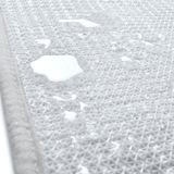 Beautissu Badmat Antislip Beaumare WR Douchemat Grijs Badmat WC Tapijt, Vloermat voor Douche of Badkamer