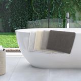 Beautissu Badmat Antislip Beaumare WR Douchemat Wit Badmat WC Tapijt, Vloermat voor Douche of Badkamer