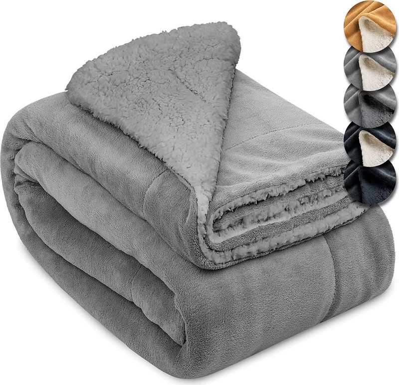 Woondeken - Grijs - Polyester