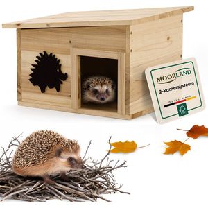 Winterbestendig egelhuis met houten bodem - Het hele jaar door