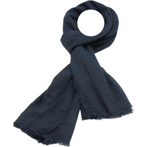 Effen Sjaal Blauw Sjaal Dames effen Sjaal Blauw