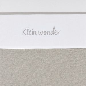 Meyco Baby Klein Wonder wieglaken - greige - 75x100cm - 0.3 TOG