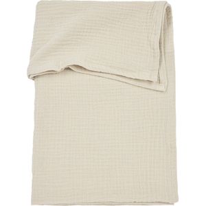 Meyco Baby Uni ledikant laken - pre-washed hydrofiel - soft sand - 100x150cm - 0.3 TOG