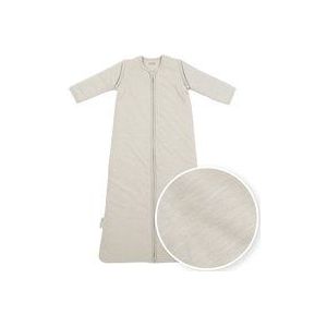 Meyco Baby Slub baby slaapzak met afritsbare mouwen - greige - 70cm - 2.5 TOG