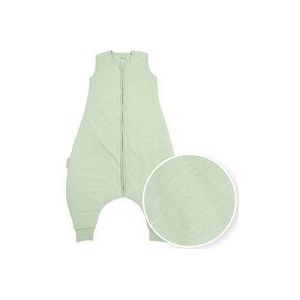 Meyco Baby Slub baby winter slaapoverall jumper - soft green - 92cm - 2.0 TOG