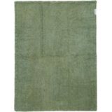 Meyco - Wafel Teddy - Ledikant Deken - Olive Green - 100% Katoen en Polyester - TOG 2.0