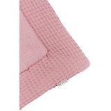 Meyco Baby Wafel Teddy boxkleed - old pink - 80x100cm