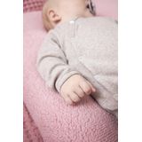 Meyco Baby Wafel Teddy boxkleed - old pink - 80x100cm