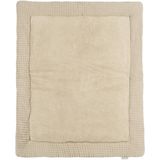 Meyco Baby Wafel Teddy boxkleed - sand - 80x100cm