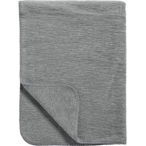 Meyco Baby Uni wiegdeken - geweven - grey - 75x100cm - 1.0 TOG