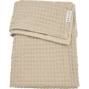Meyco Baby Wafel Katoen wiegdeken sand 1.0 TOG