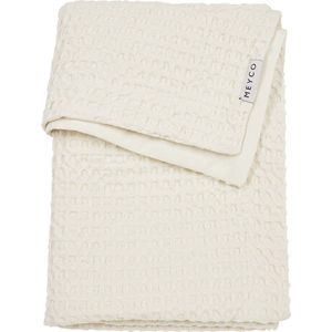 Meyco Baby Wafel Katoen wiegdeken nature 1.0 TOG