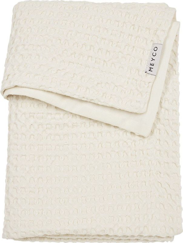 MEYCO Babydecke Waffle Cotton grau 75 x 100 cm