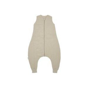 Meyco Baby Uni baby winter slaapoverall jumper - pre-washed hydrofiel - sand - 80cm - 2.0 TOG