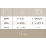 Meyco - Uni Baby Slaapoverall - Sand - Hydrofiel - 100% Katoen