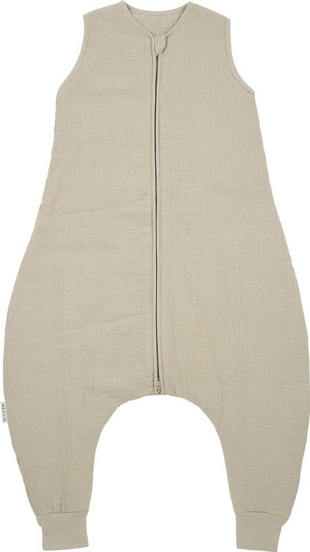Meyco - Uni Baby Slaapoverall - Sand - Hydrofiel - 100% Katoen