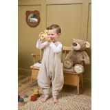 Meyco Baby Uni baby winter slaapoverall jumper - pre-washed hydrofiel - greige - 92cm - 2.0 TOG