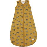 Meyco Schlafsack Baby Winter Rund Zebra Tier Honig Gold