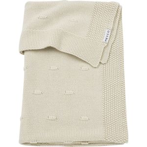 Meyco Baby Knots ledikant deken soft sand 1.0 TOG