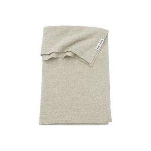Meyco Baby Knit Basic wiegdeken - sand melange - 75x100cm - 1.0 TOG
