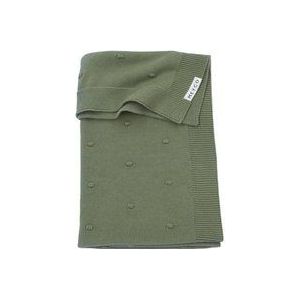 Meyco Baby Mini Knots wiegdeken forest green 1.0 TOG