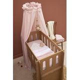 Meyco Bies wieglaken - soft pink - 75x100cm