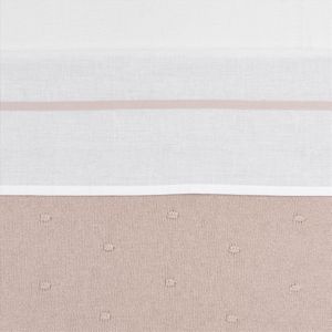 Meyco Bies wieglaken - soft pink - 75x100cm