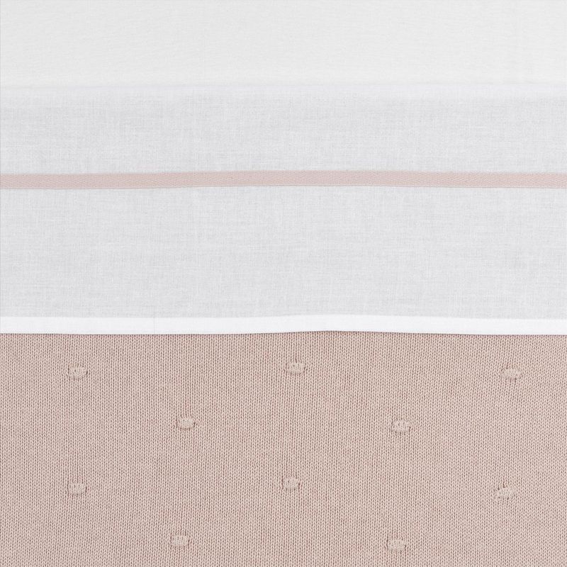 Meyco Bies wieglaken - soft pink - 75x100cm