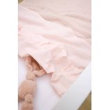 Meyco Baby Ruffle ledikant laken soft pink 0.3 TOG