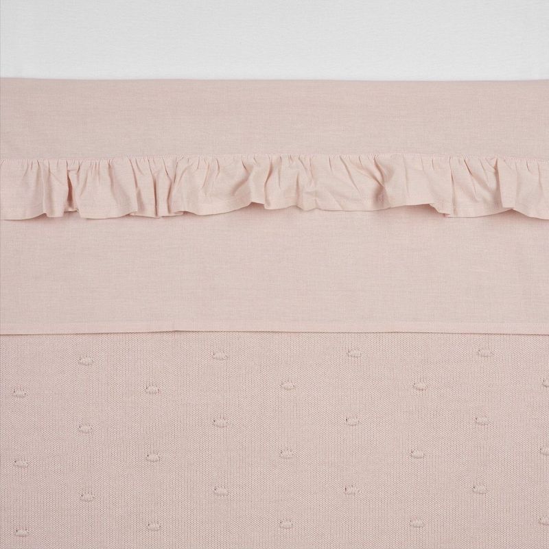 Meyco Baby Ruffle ledikant laken soft pink 0.3 TOG