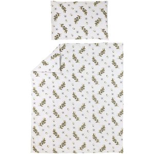 Meyco Baby Lemon dekbedovertrek peuter - soft yellow - 120x150cm