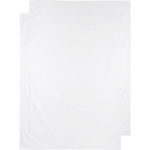 Meyco Baby Uni wieglaken 2 pack white 0.3 TOG