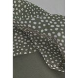 Meyco Baby Cheetah/Uni ledikant laken - 2-pack - forest green - 100x150cm