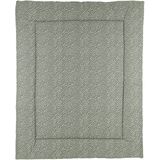 Meyco Baby Cheetah/Uni boxkleed - forest green - 80x100cm