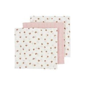 Meyco Baby Mini Panther hydrofiele doeken - 3-pack - soft pink - 70x70cm