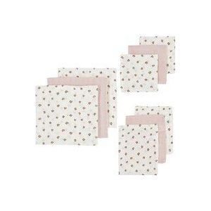 Meyco - Mini Panther - Hydrofiele Doek Set 9St - Soft Pink - 100% Katoen