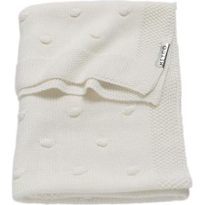 Meyco Baby Knots - Deken - Offwhite - Katoen - 100x150cm