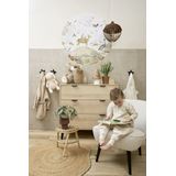 Meyco Baby Penguin baby winter slaapoverall jumper met vaste mouw - soft sand - 80cm - 2.5 TOG