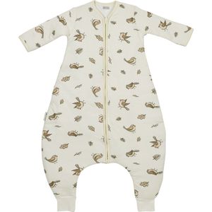 Meyco Baby Robin baby winter slaapoverall jumper met vaste mouw - multicolour - 80cm - 2.5 TOG